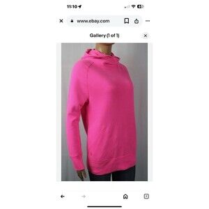 Polo Ralph Lauren bright pink hoodie sweatshirt pink PONY SZ medium EUC